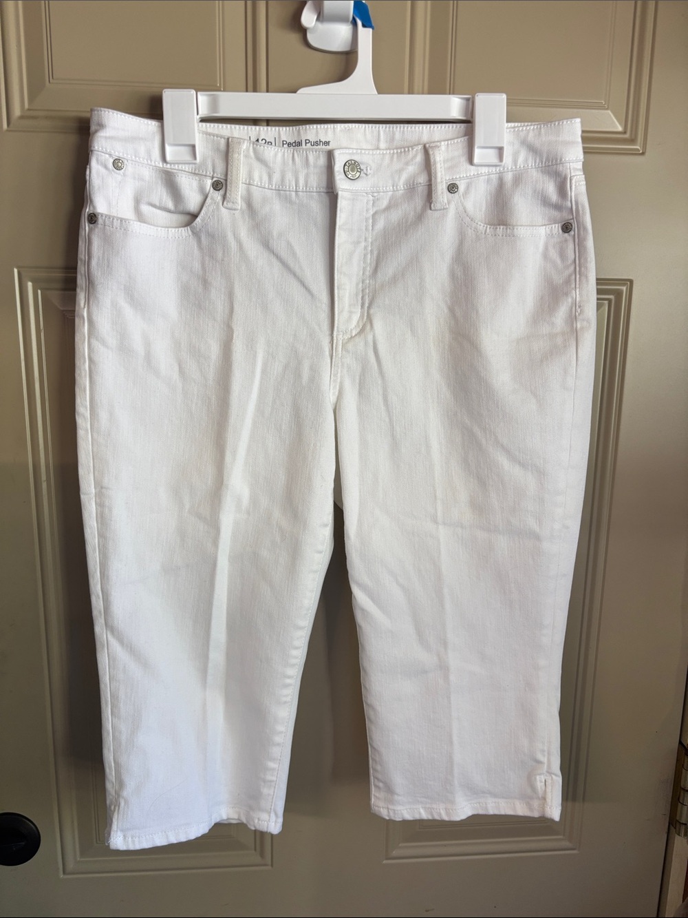 Talbots White Women's Cropped Ankle Jeans b222